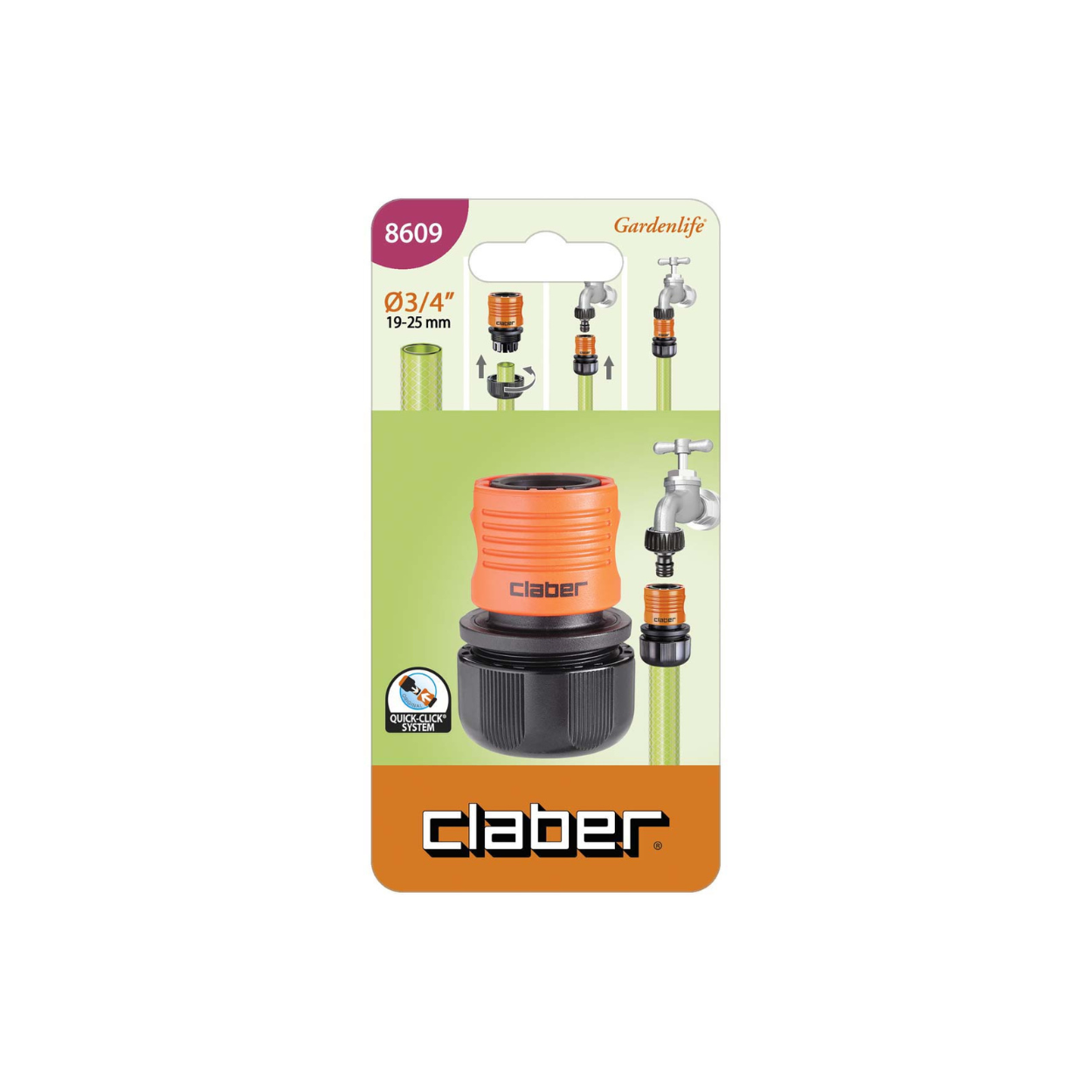 Raccordo Rapido 3/4” - Claber