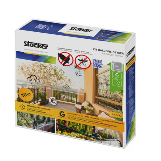 Kit balcone geyser 10 mt - Stocker
