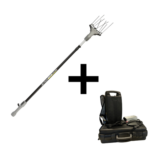 Volpi Olytech Mondial 44 845XL con batteria a zaino – Abbacchiatore elettrico professionale 240/360 cm