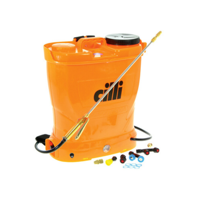 Pompa 16 Lt Batteria a spalla Cilli Lancia in ottone telescopica