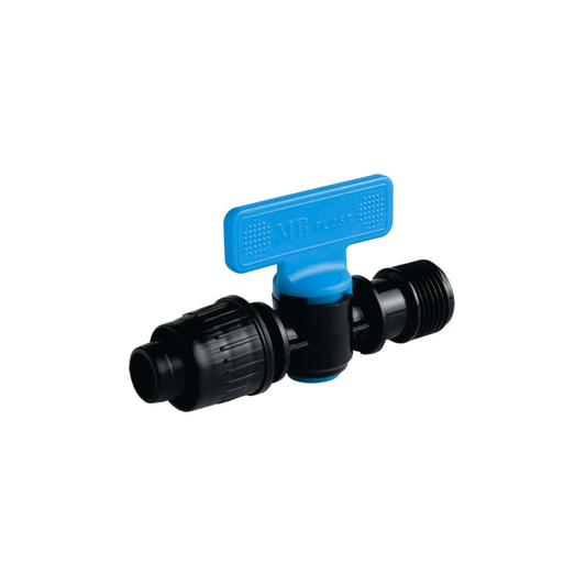 Valvola Tape 17 mm con Filetto Maschio - Per Manichetta Gocciolante