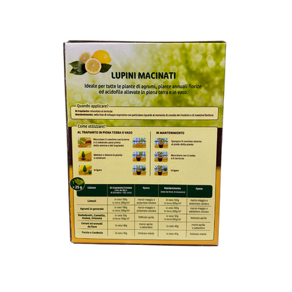 Lupini Macinati Naturen – Nutrimento Naturale per Agrumi Forti e Produttivi