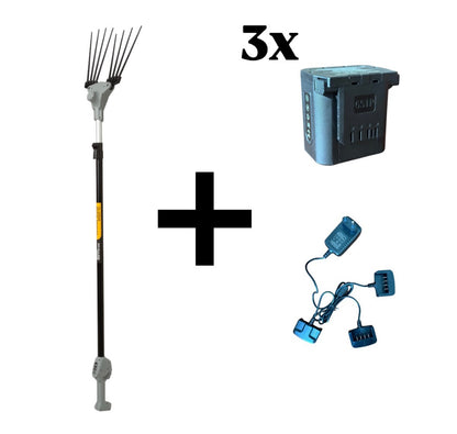 Abbacchiatore Elettrico Volpi Super Bomber 195L 12V - 3 Batterie e Caricabatterie Inclusi