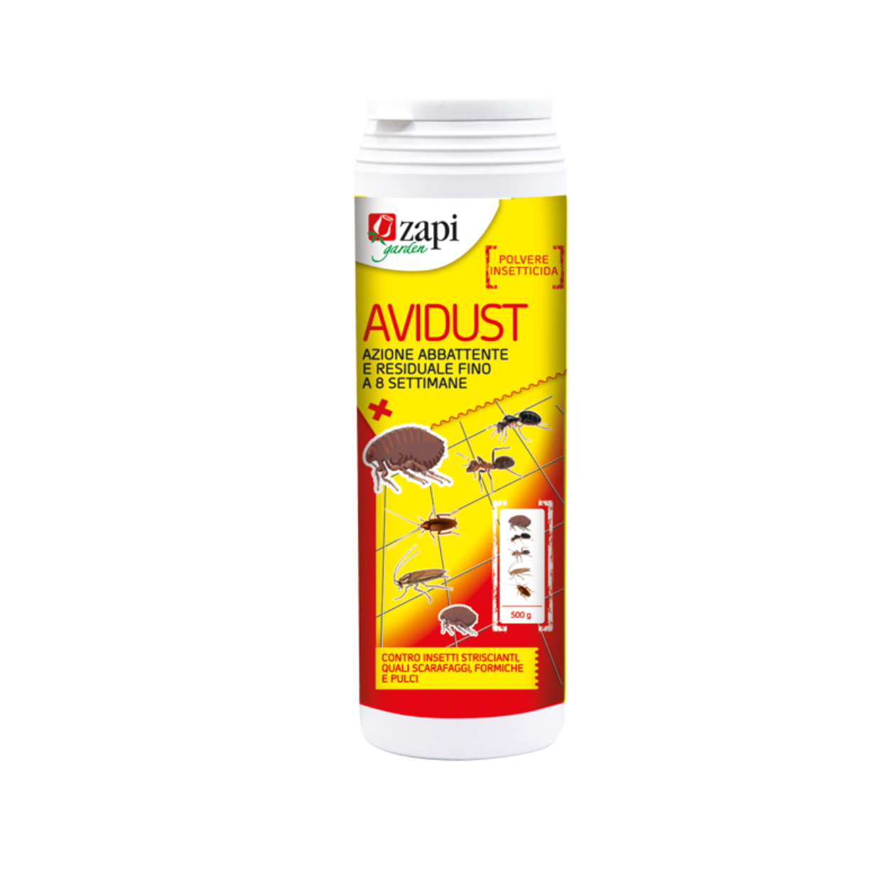 Avidust Zapi Polvere Insetticida Professionale contro Insetti - 500g
