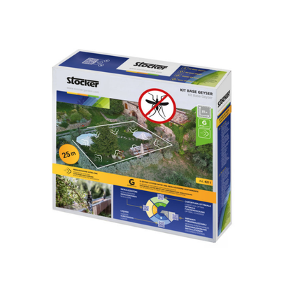 Kit Geyser 12 LT Stocker: Sistema Antizanzare Completo per Copertura Fino a 40m²