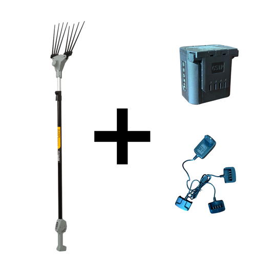 Abbacchiatore Elettrico Volpi Super Bomber 195L 12V - Batteria e Caricabatterie Inclusi