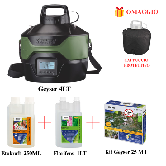 Kit Geyser 4 Lt - Copertura fino a 40m²