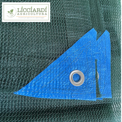 Rete per raccolta olive 8 x 8 con spacco - 85 gr/mq